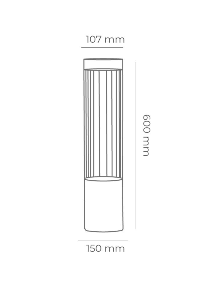 AYM8811 - Dış Mekan Bollard