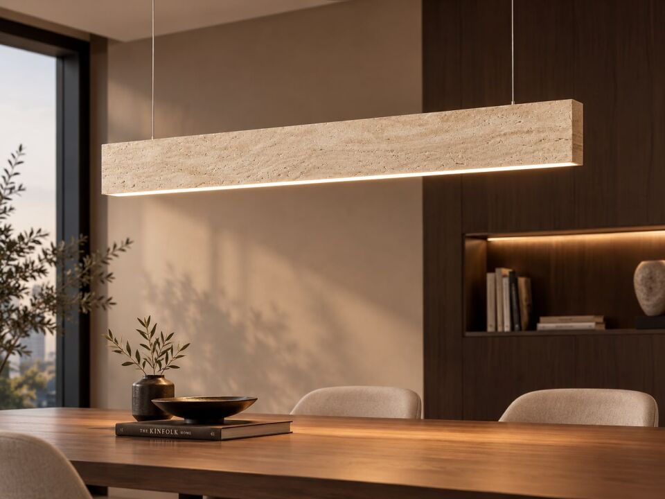 TRAVERTEN LİNEER AYDINLATMA